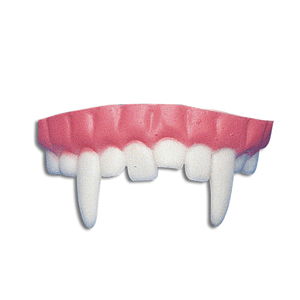 Dentes de Vampiro em Plástico